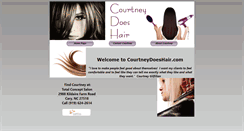 Desktop Screenshot of courtneydoeshair.com